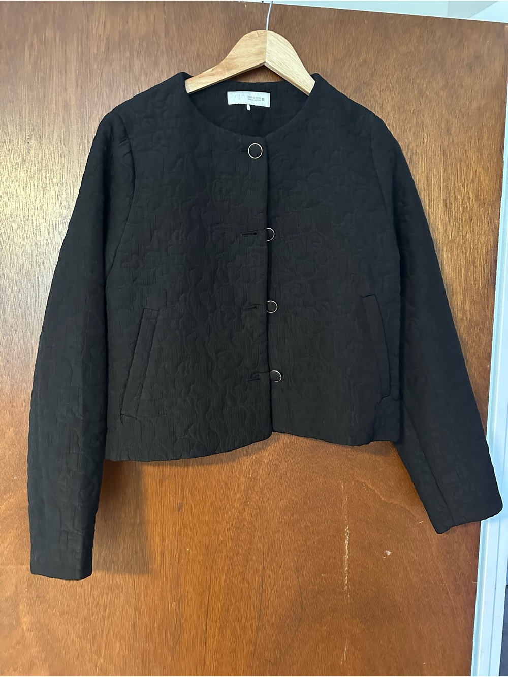 ZARA Padded Black Jacket